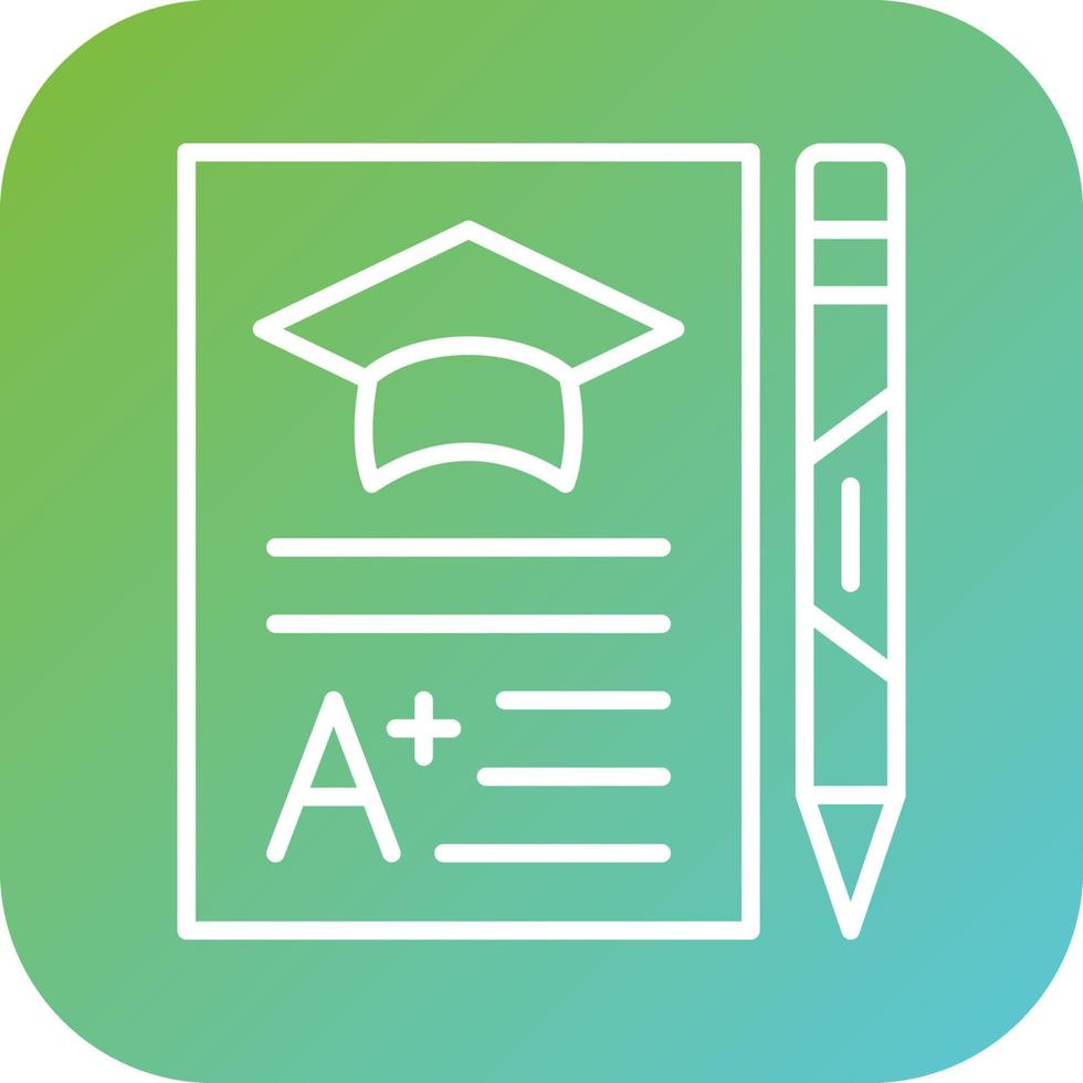 Grade Vector Icon Style