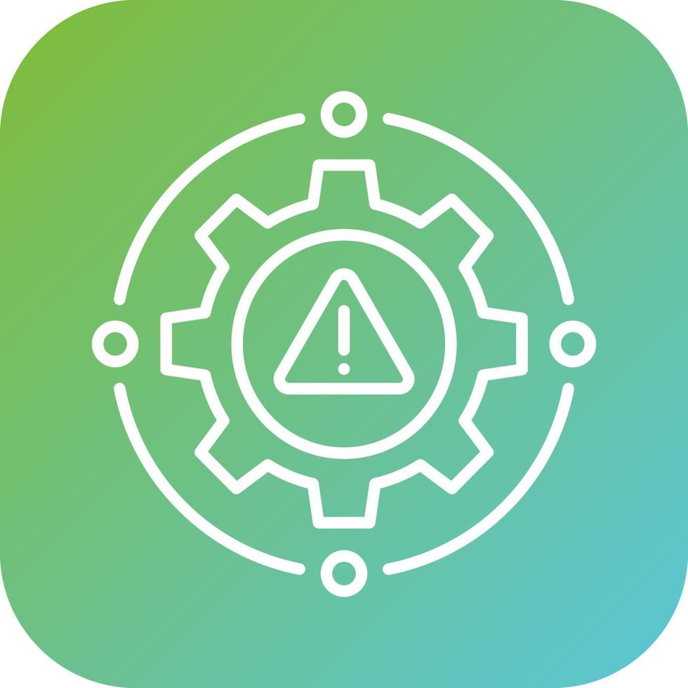 Machine Failure Vector Icon Style