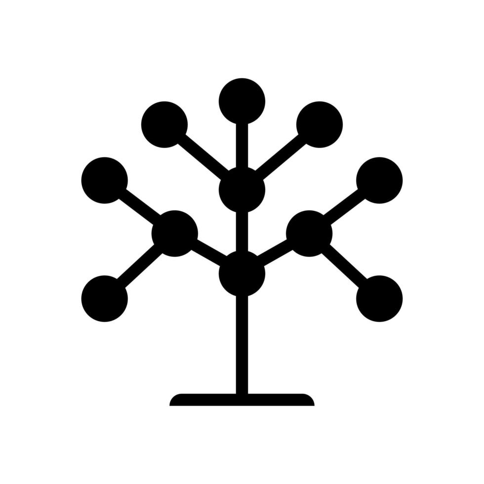 Phylogenetic, tree vector icon. Element of bio engineering illustration.  Thin line sign for website design and development, app development. Premium symbol.