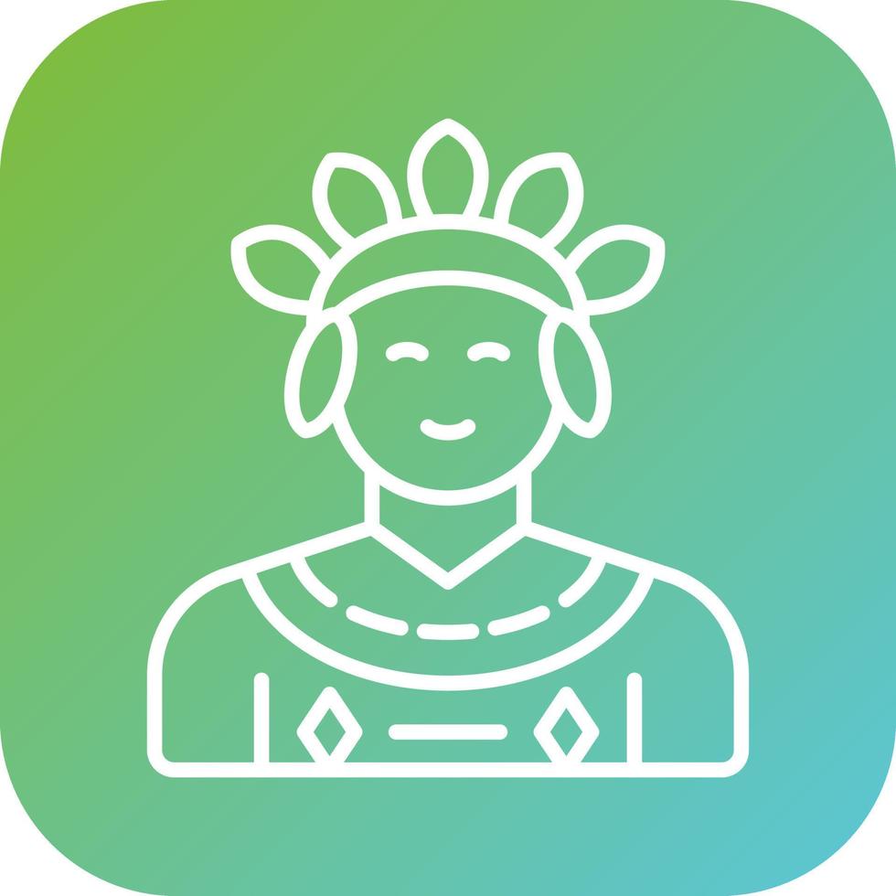 Shaman Vector Icon Style