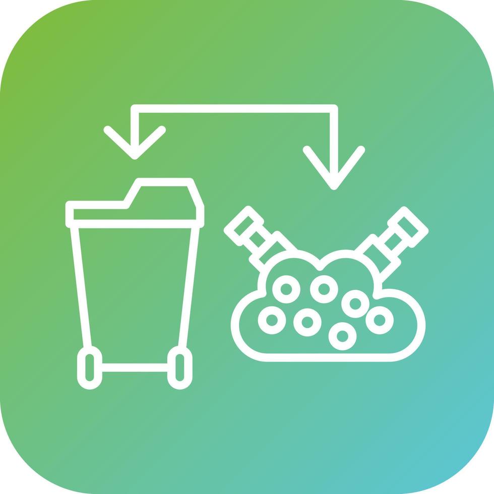 Waste Hierarchy Vector Icon Style