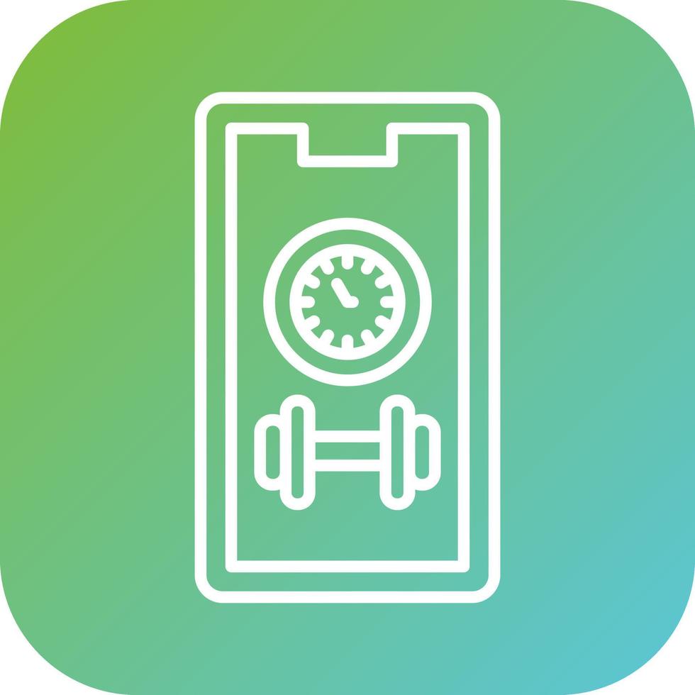 Gym Time Vector Icon Style