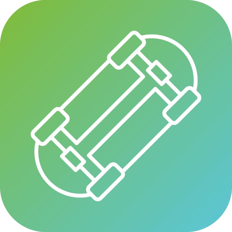 Skateboard Vector Icon Style