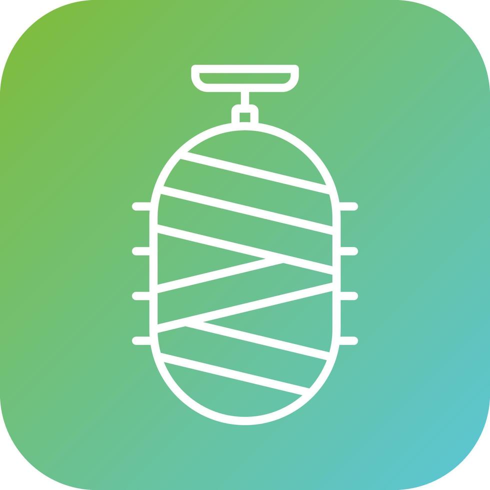Silk Cocoon Vector Icon Style