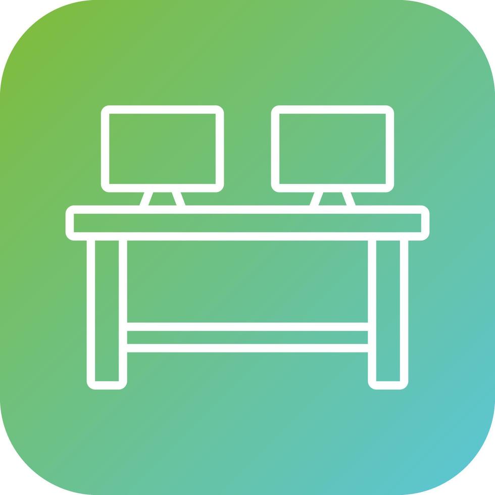 Co Work Space Vector Icon Style