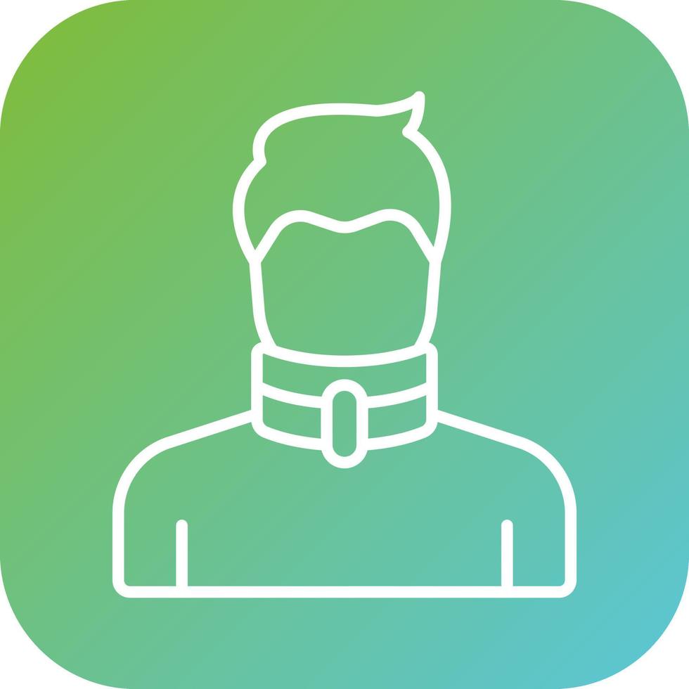 Broken Neck Vector Icon Style