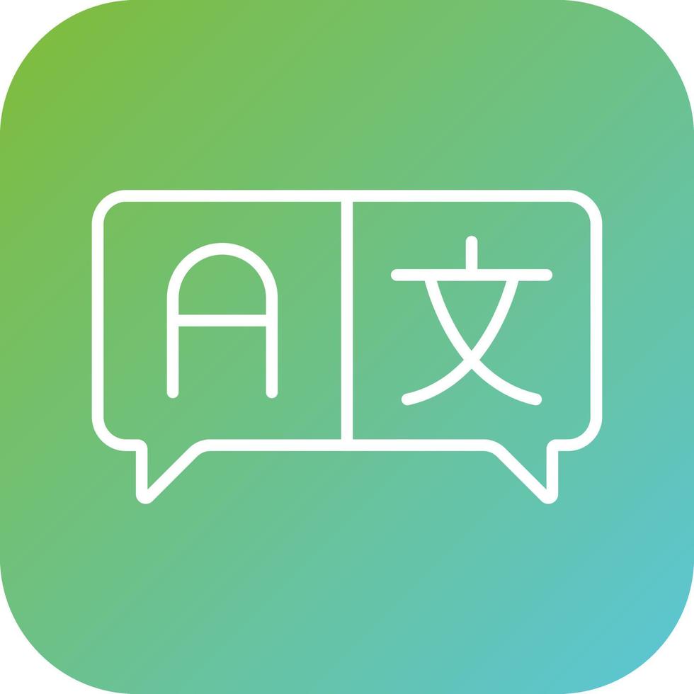 Translator Vector Icon Style