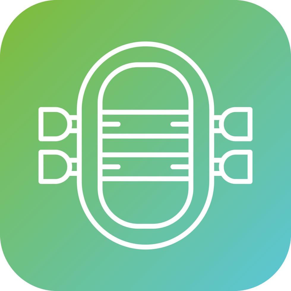 Rafting Vector Icon Style