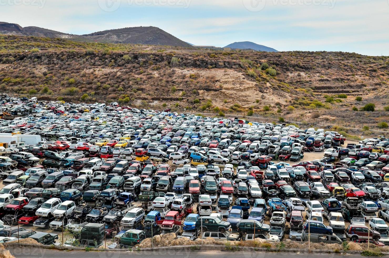 A car graveyard photo