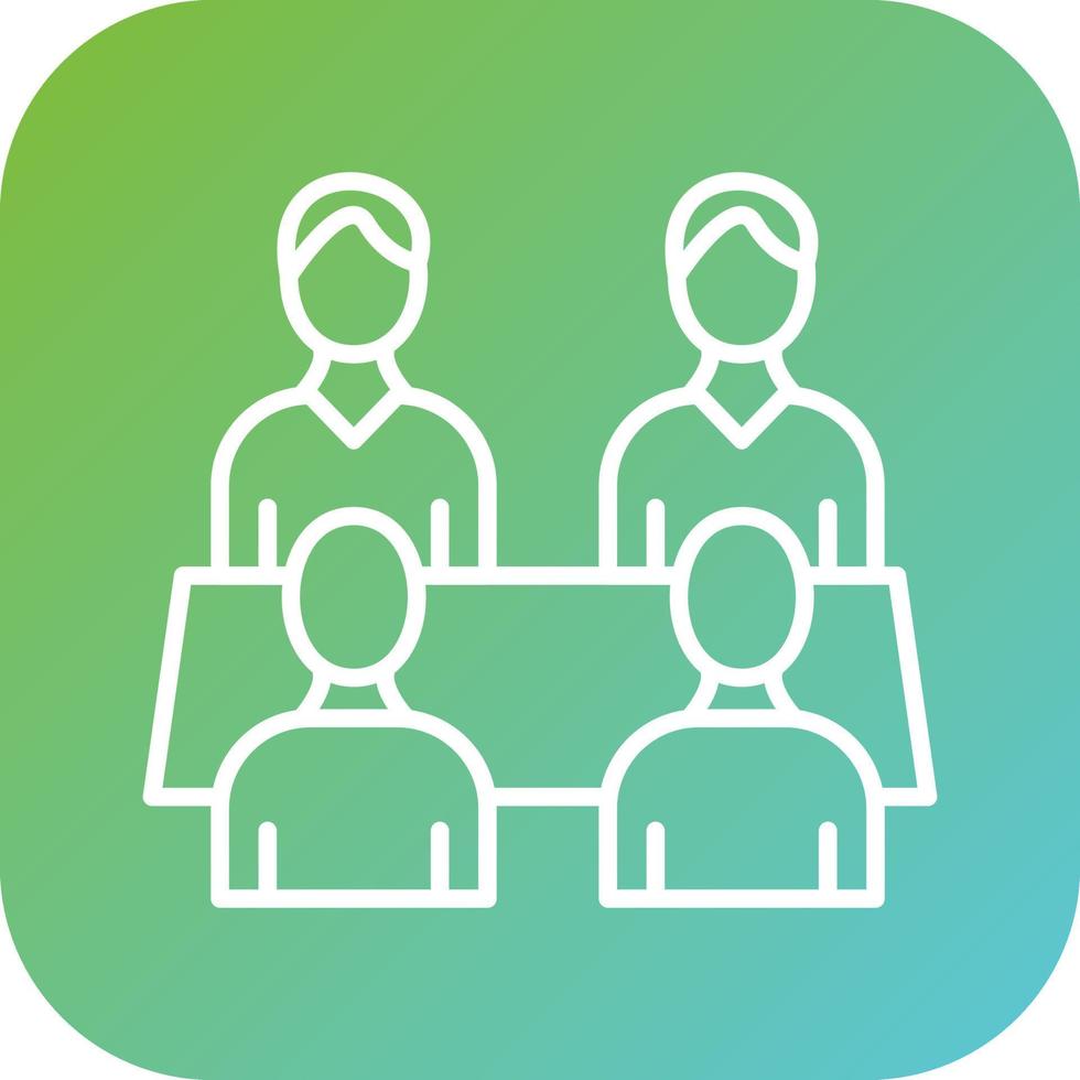 Board Of Directors Vector Icon Style