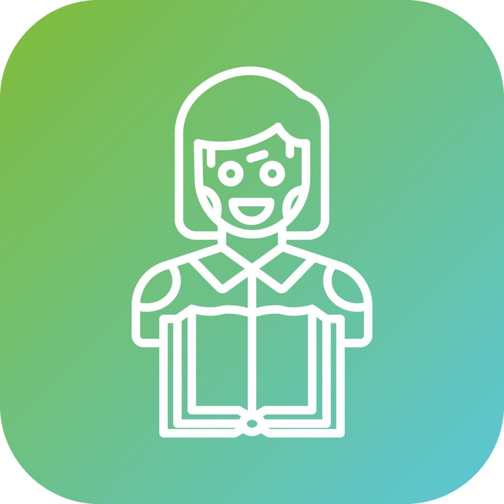 Machine Learning Vector Icon Style