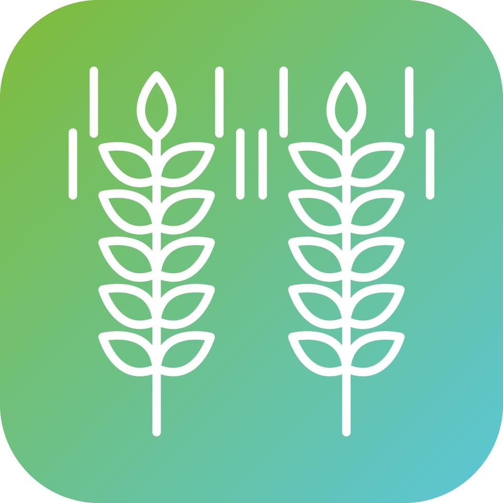 Wheat Vector Icon Style