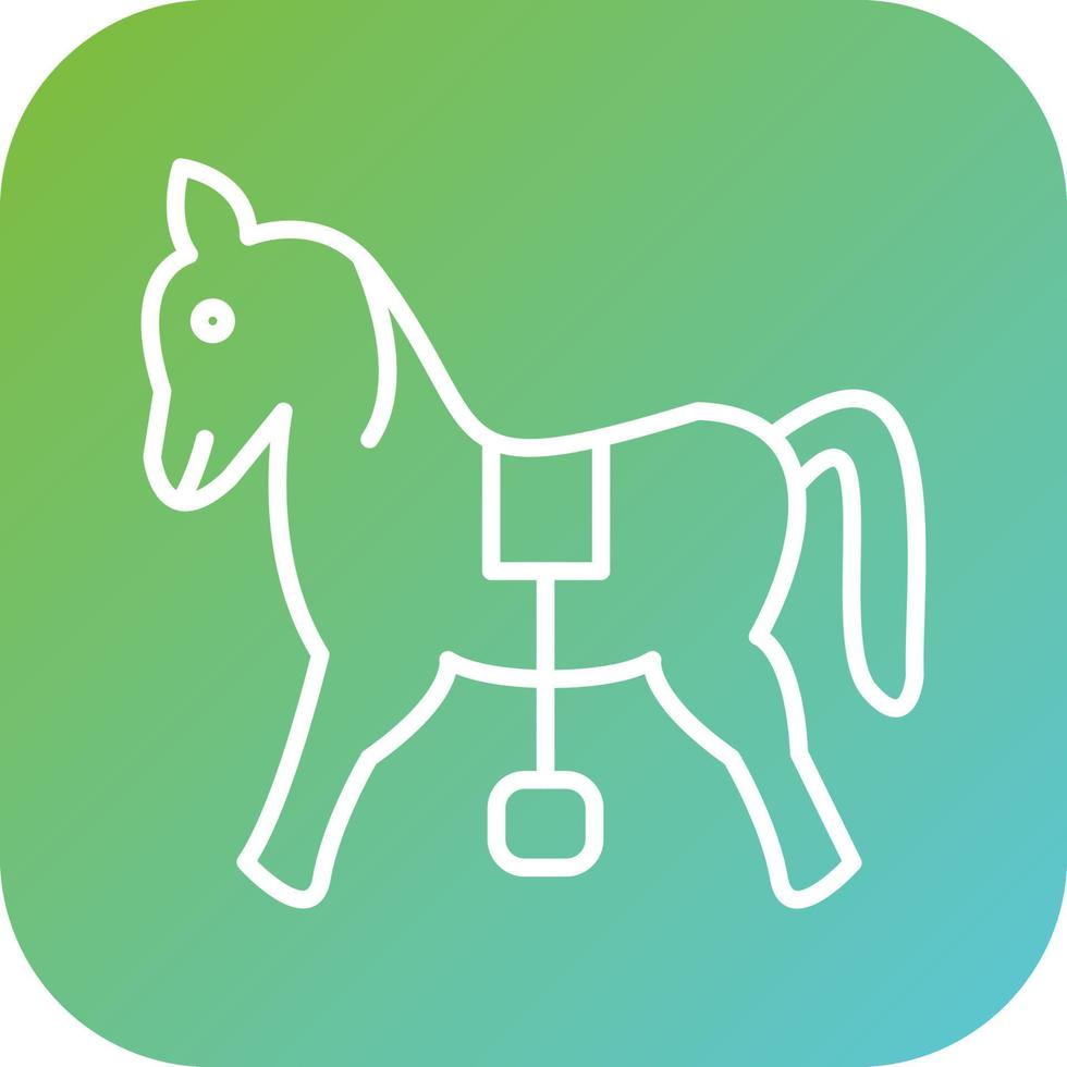 caballo vector icono estilo