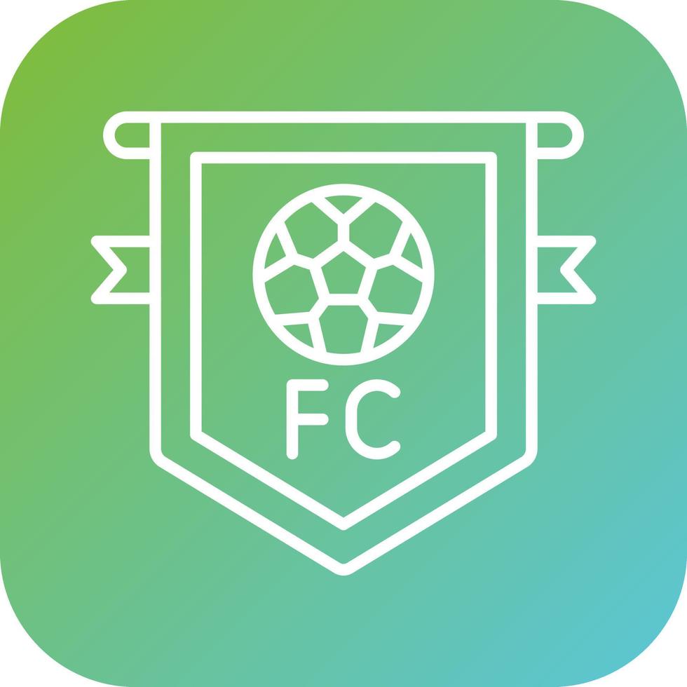 Football Club Vector Icon Style