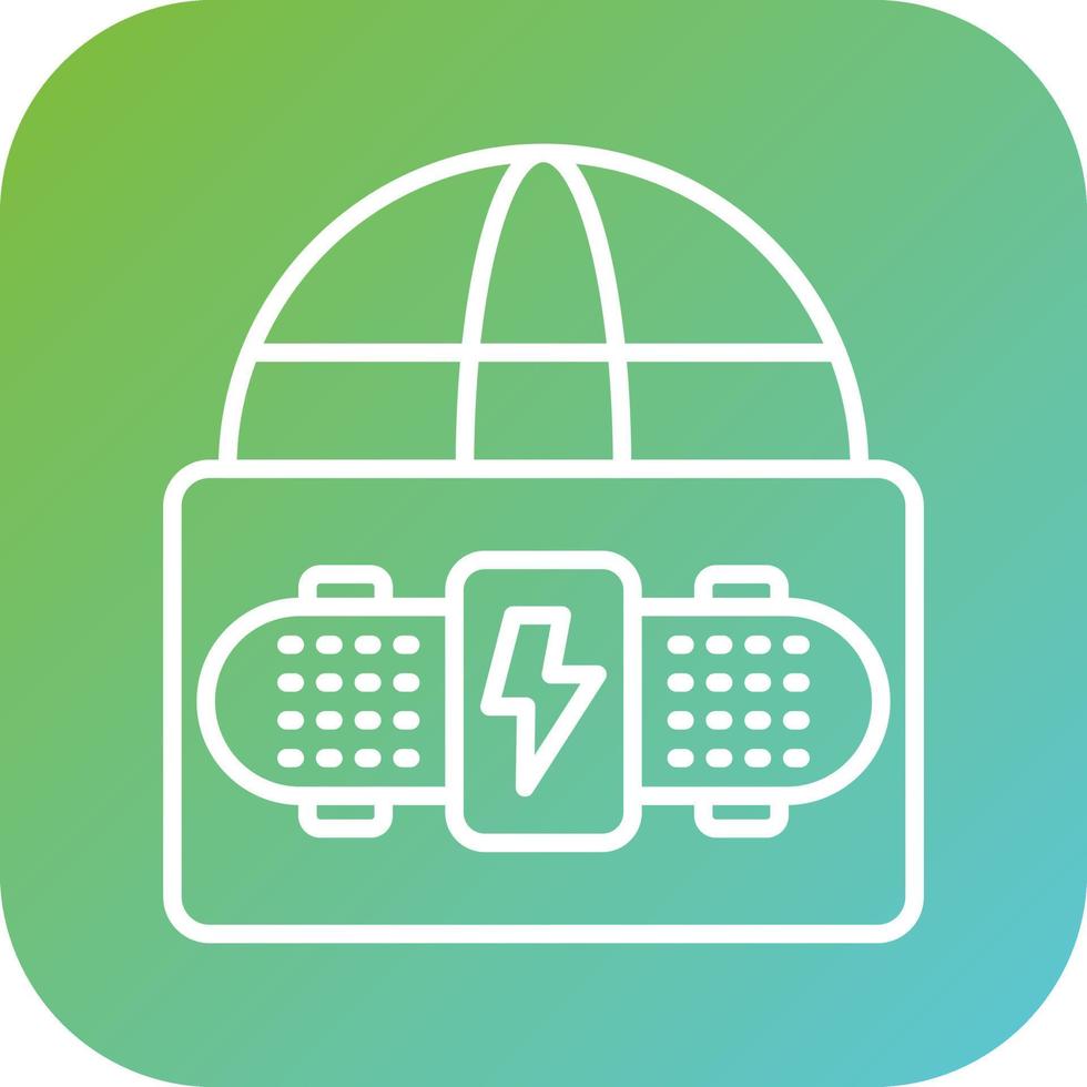 Electric Skateboard Cit Vector Icon Style