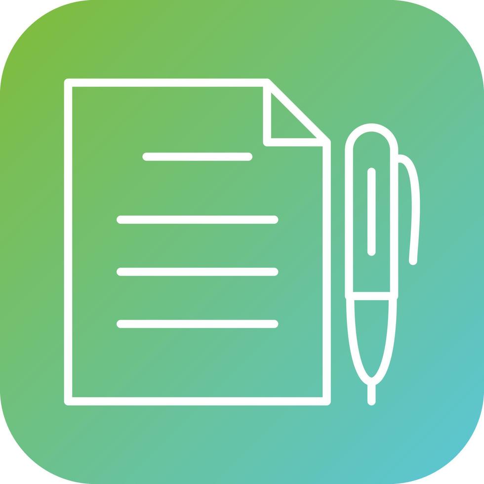 Assignment Vector Icon Style