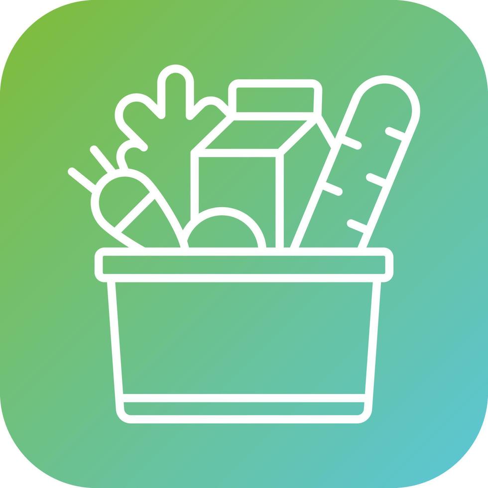 Groceries Vector Icon Style