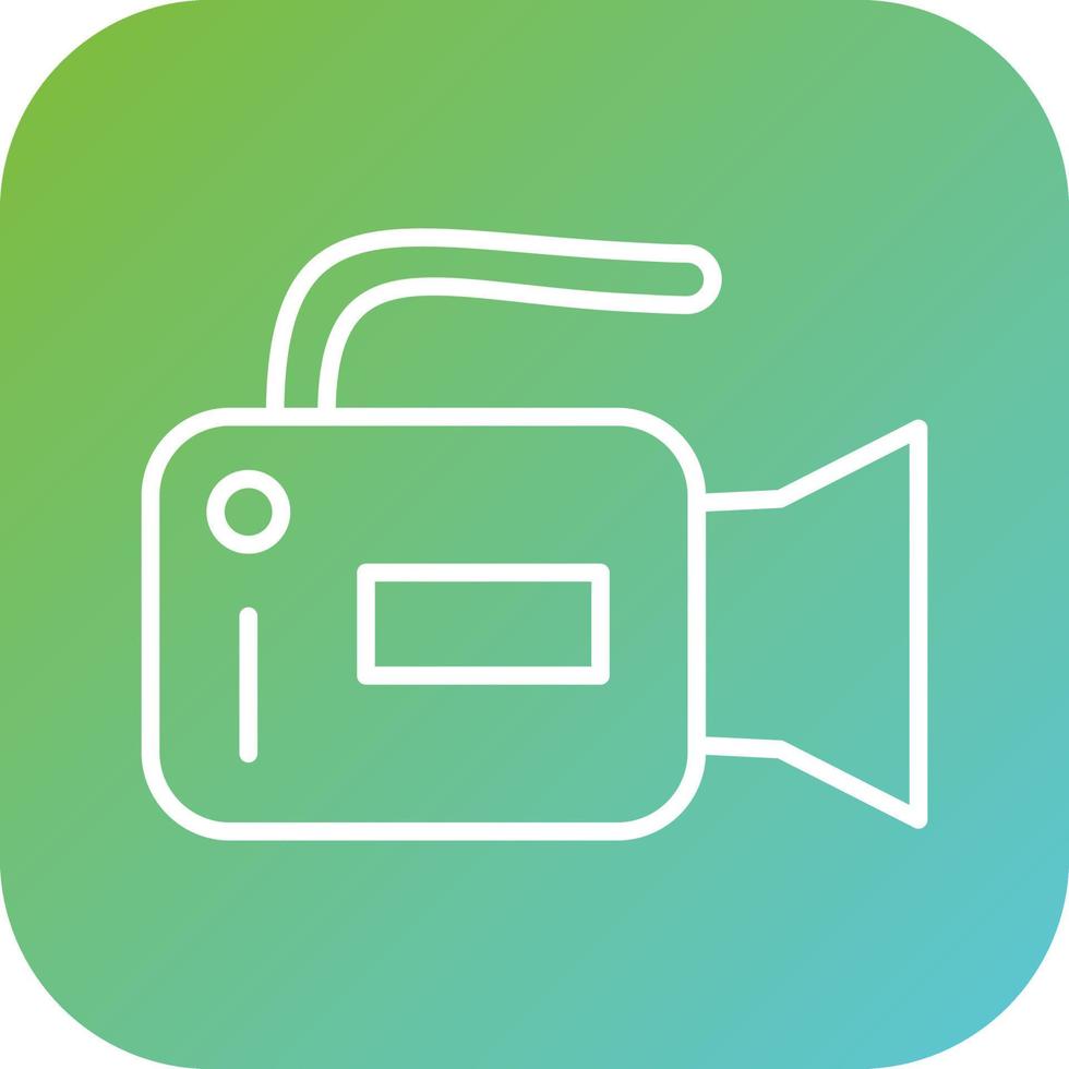 Video Camera Vector Icon Style