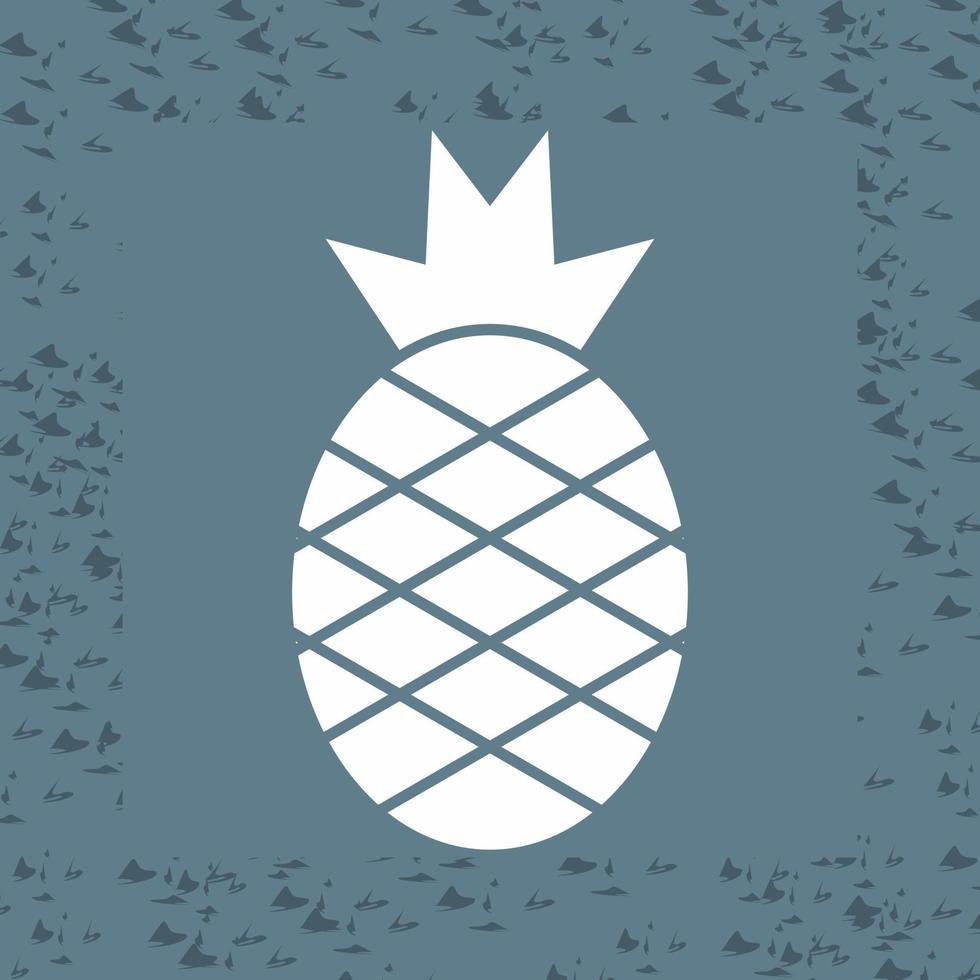 icono de vector de piña