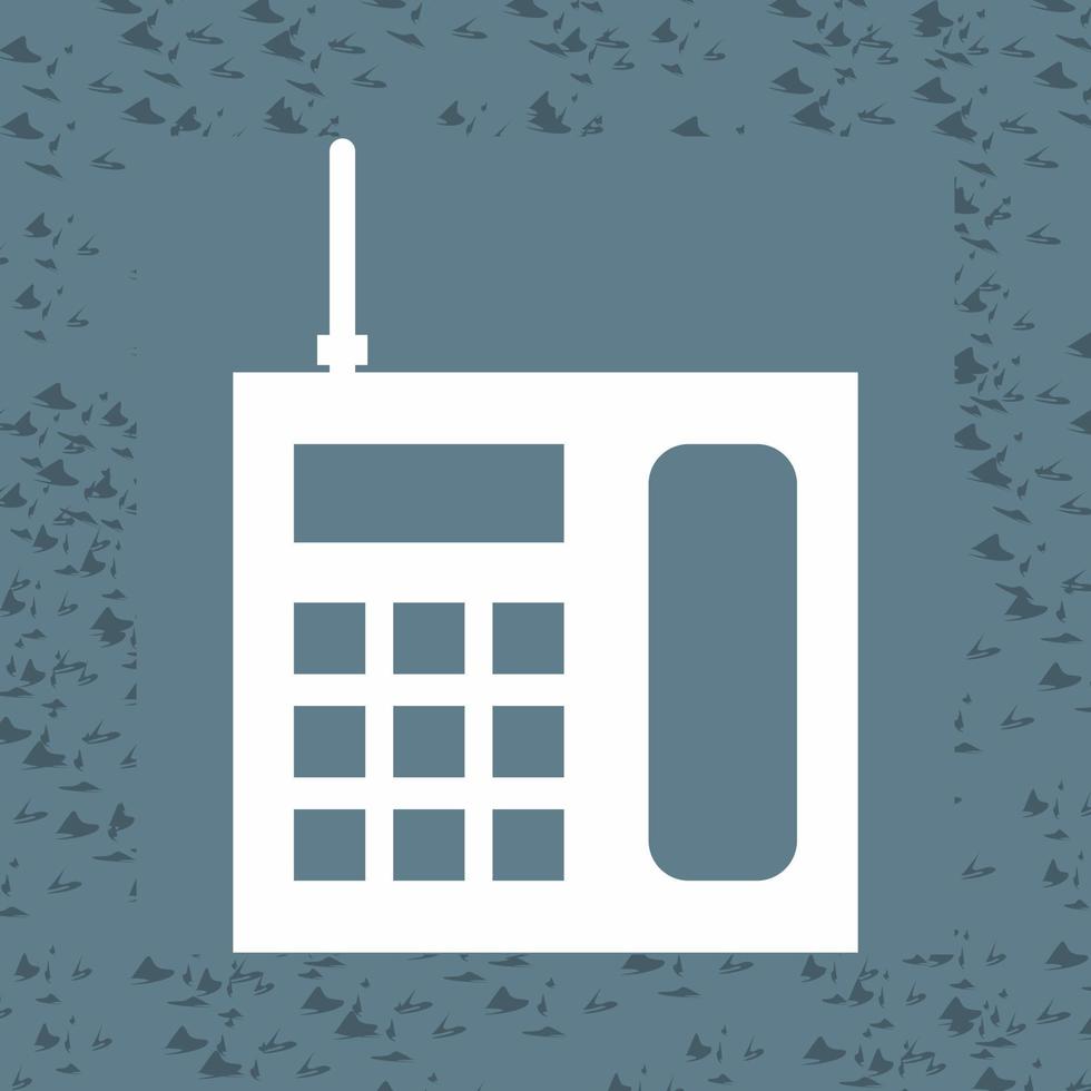 Wireless Landline Phone Vector Icon
