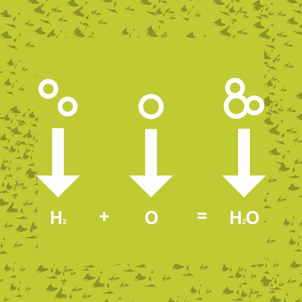 icono de vector de fórmula química