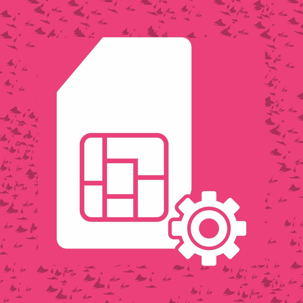 SIM Management Vector Icon