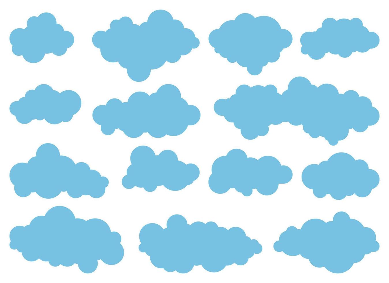 nube icono en plano estilo vector ilustración