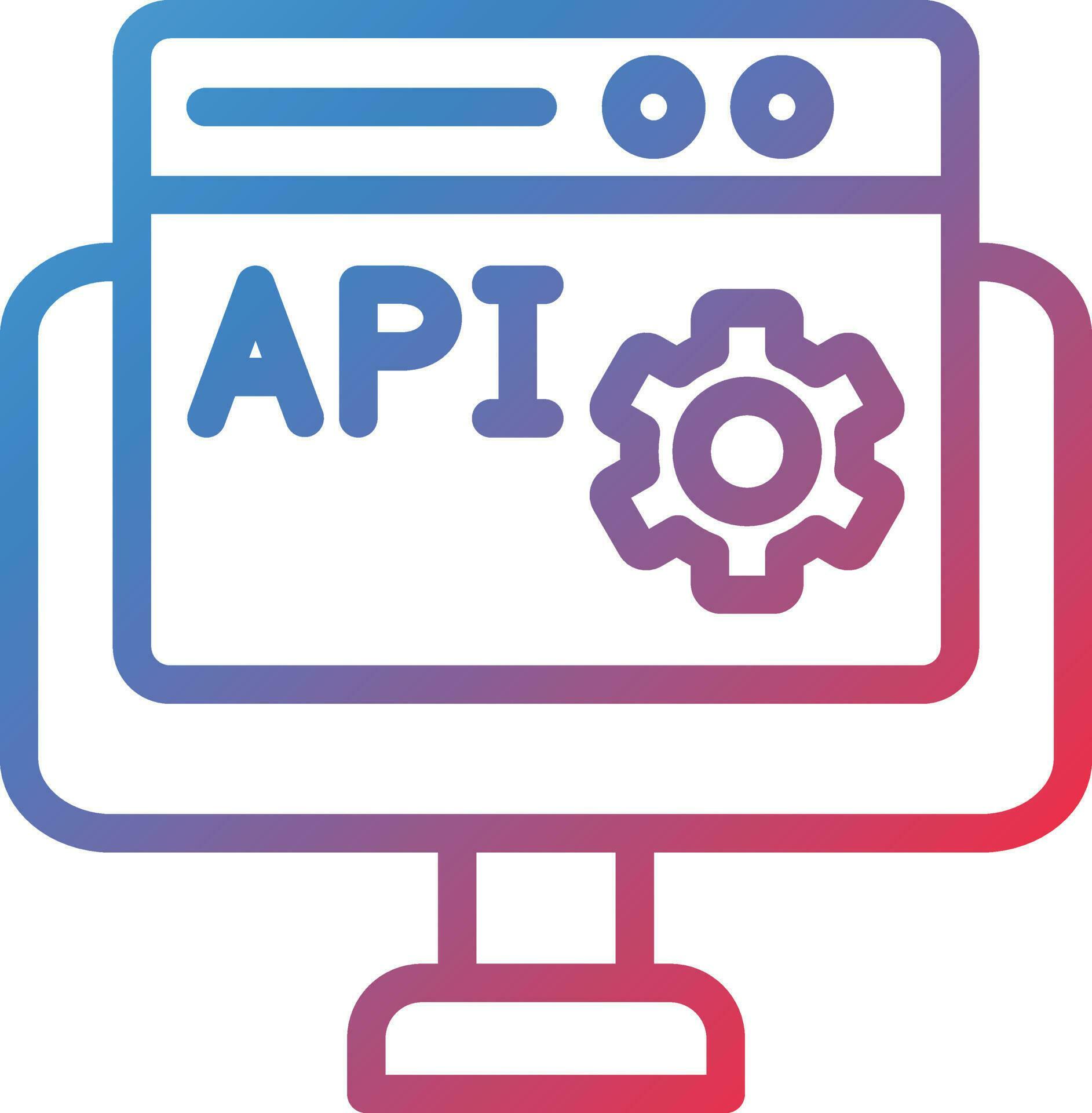 Vector Design Web API Icon Style 22302845 Vector Art at Vecteezy