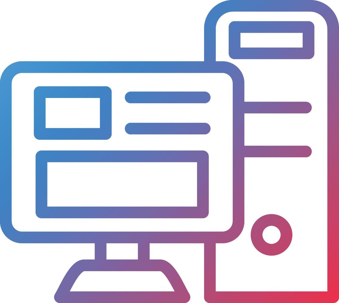 Vector Design Computer Icon Style