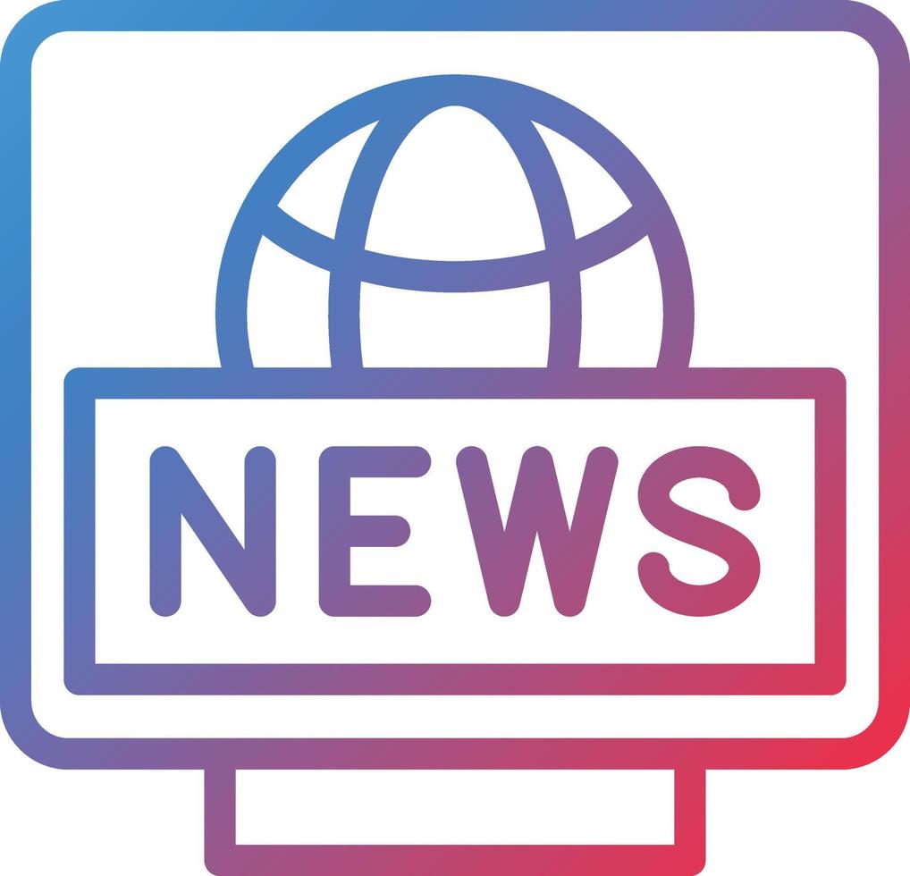 Vector Design Breaking News Icon Style