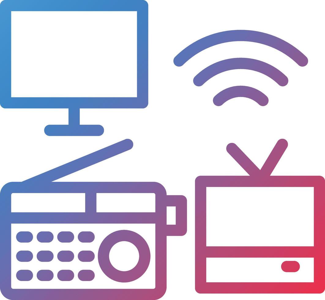Vector Design Mass Media Icon Style