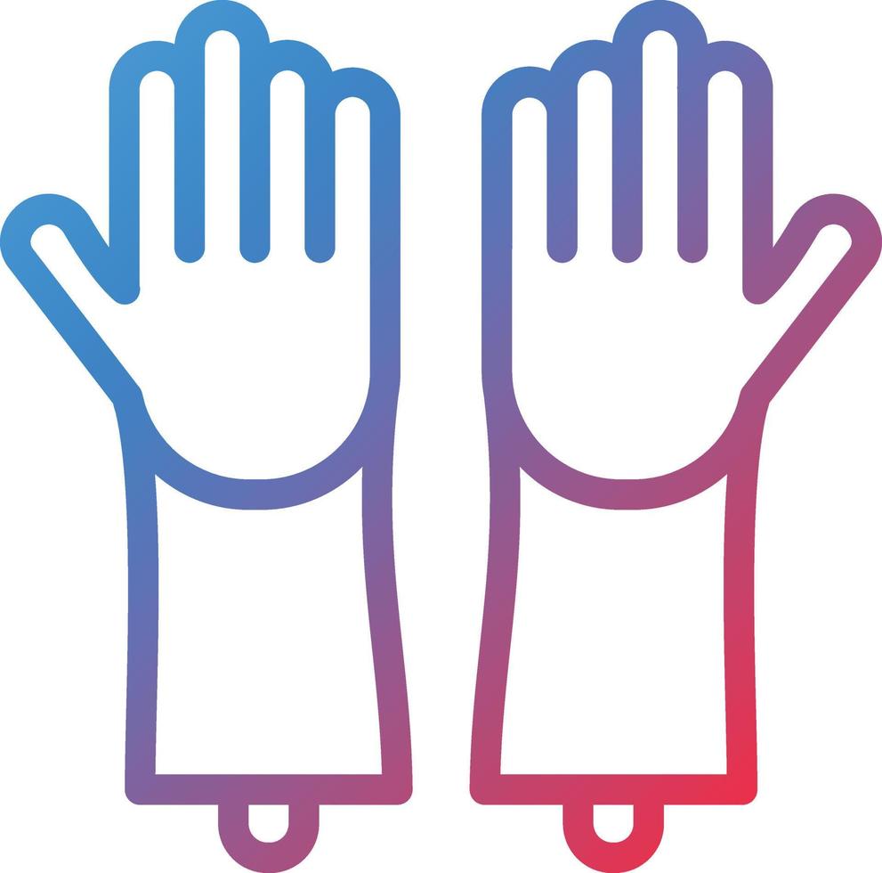 Vector Design Cleaning Gloves Icon Style