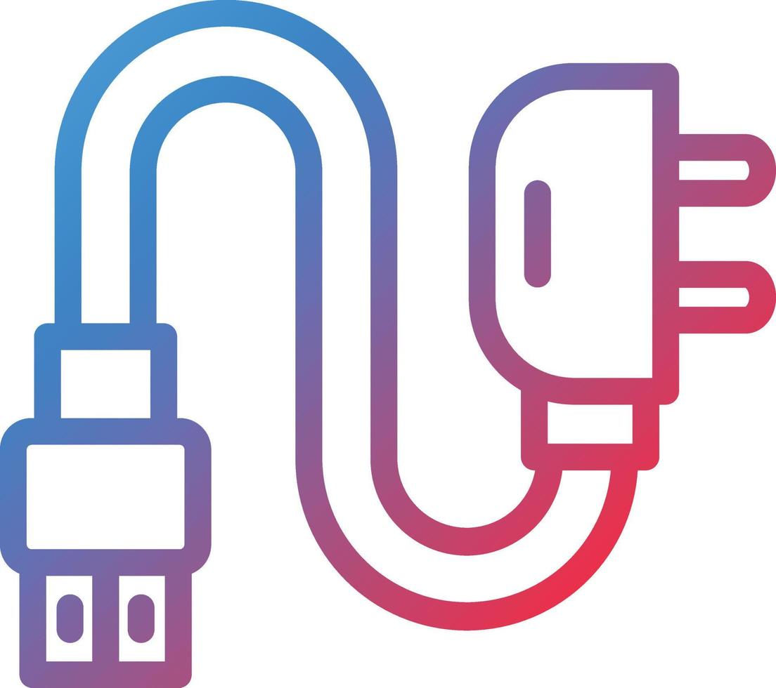 Vector Design Adapter Icon Style