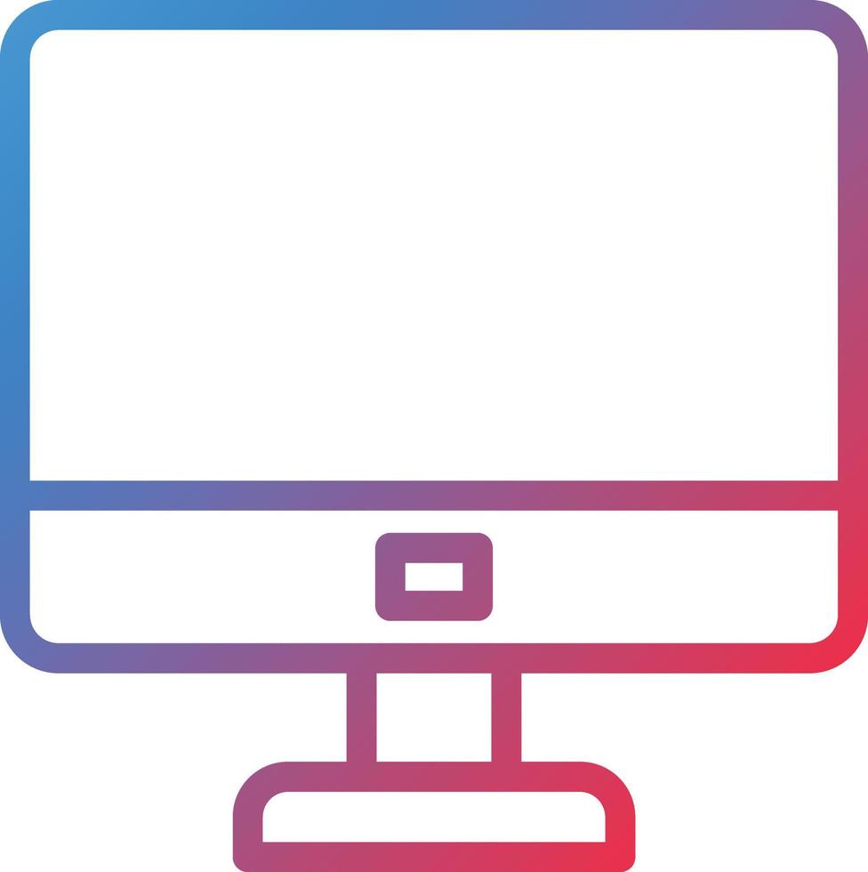 Vector Design Monitor Icon Style