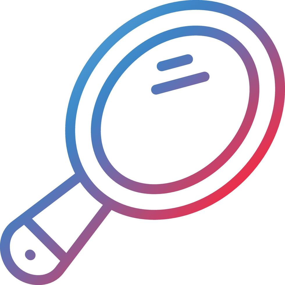 Vector Design Hand Mirror Icon Style