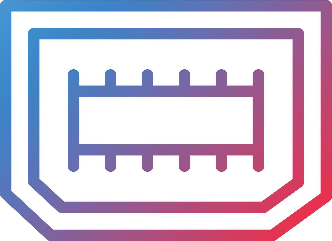 Vector Design Hdmi Port Icon Style