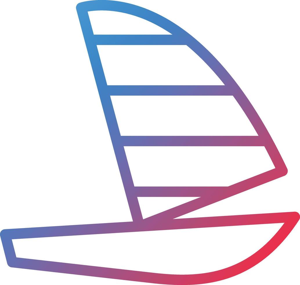 Vector Design Windsurf Icon Style