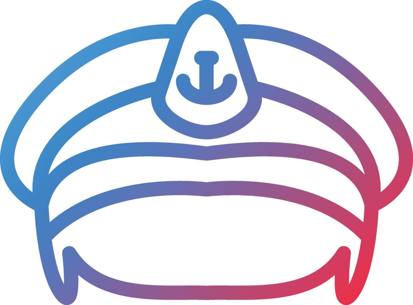 Vector Design Sailor Hat Icon Style