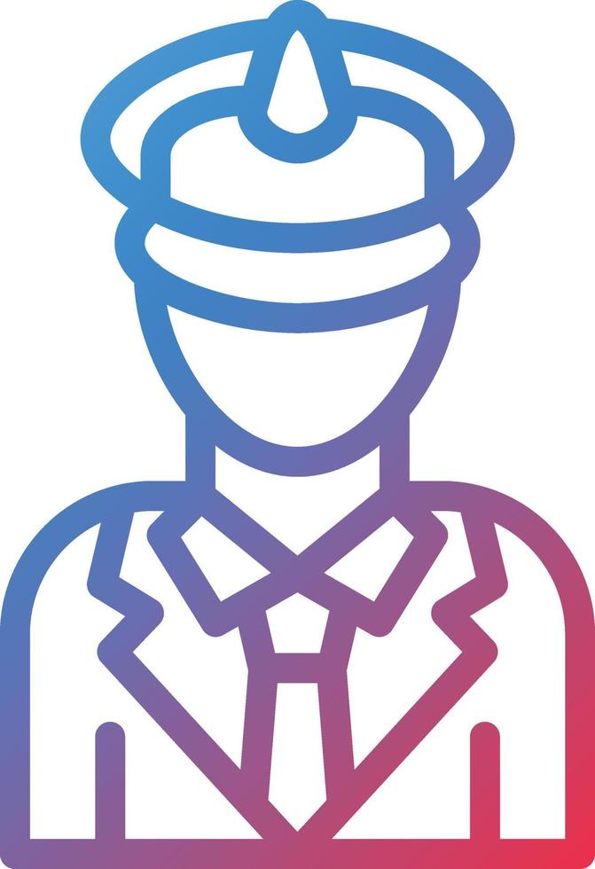 Vector Design Captain Icon Style