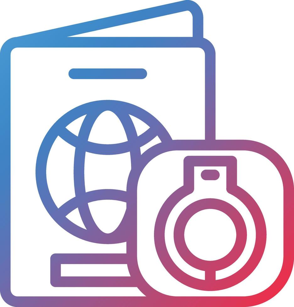 Vector Design Deported Icon Style