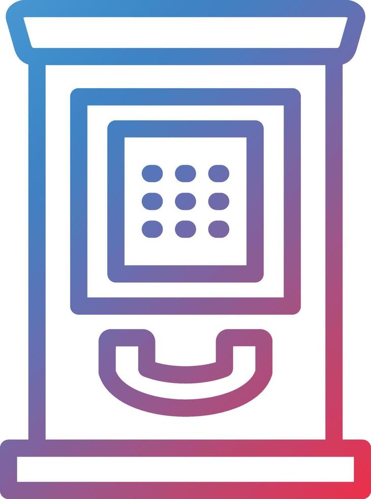 Vector Design Phone Booth Icon Style