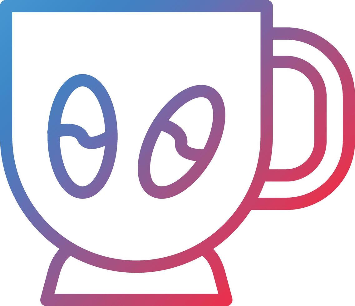 vector diseño café taza icono estilo