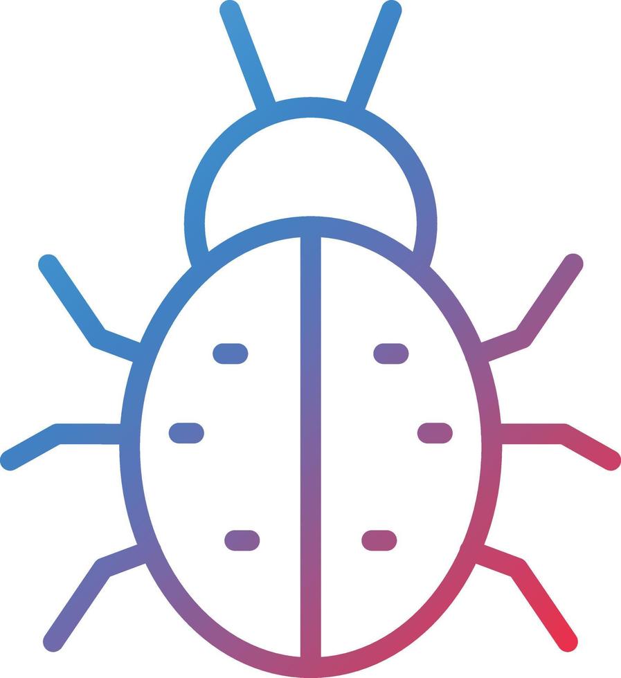 Vector Design Ladybug Icon Style