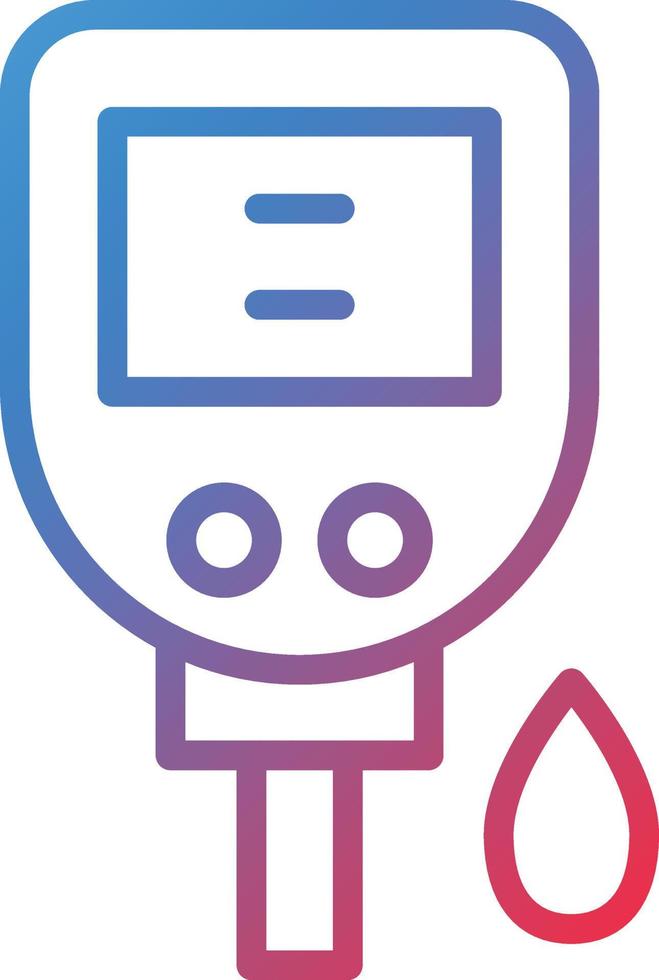 Vector Design Diabetes Test Icon Style