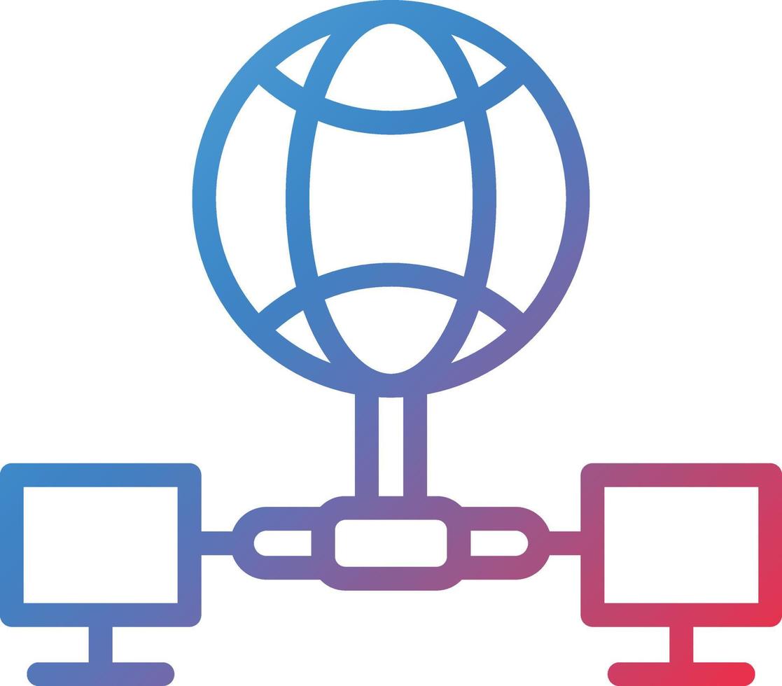 Vector Design Global Network Icon Style