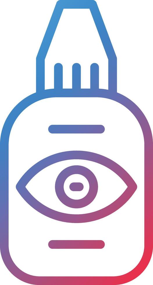 Vector Design Eye Drop Icon Style