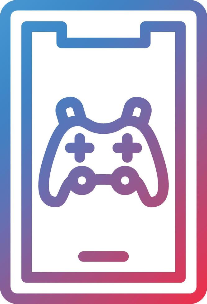 Vector Design Mobile Gaming Icon Style