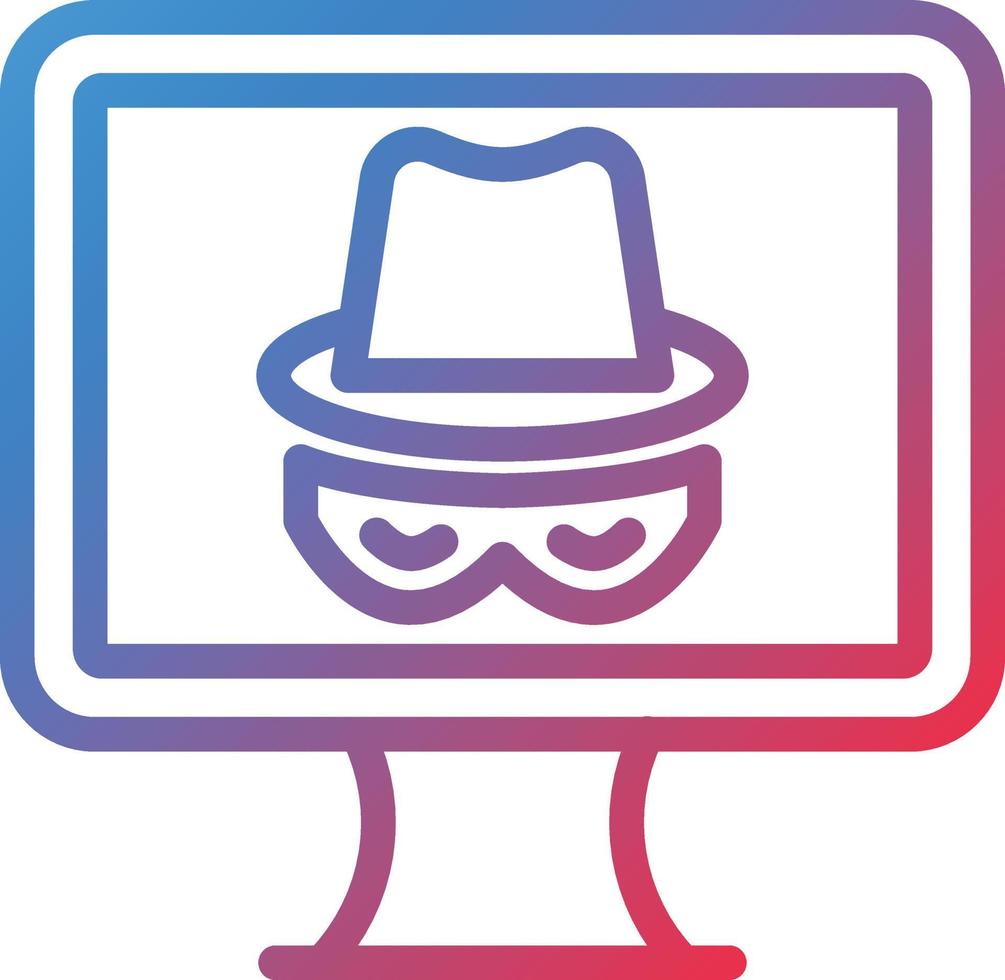 vector diseño spyware icono estilo