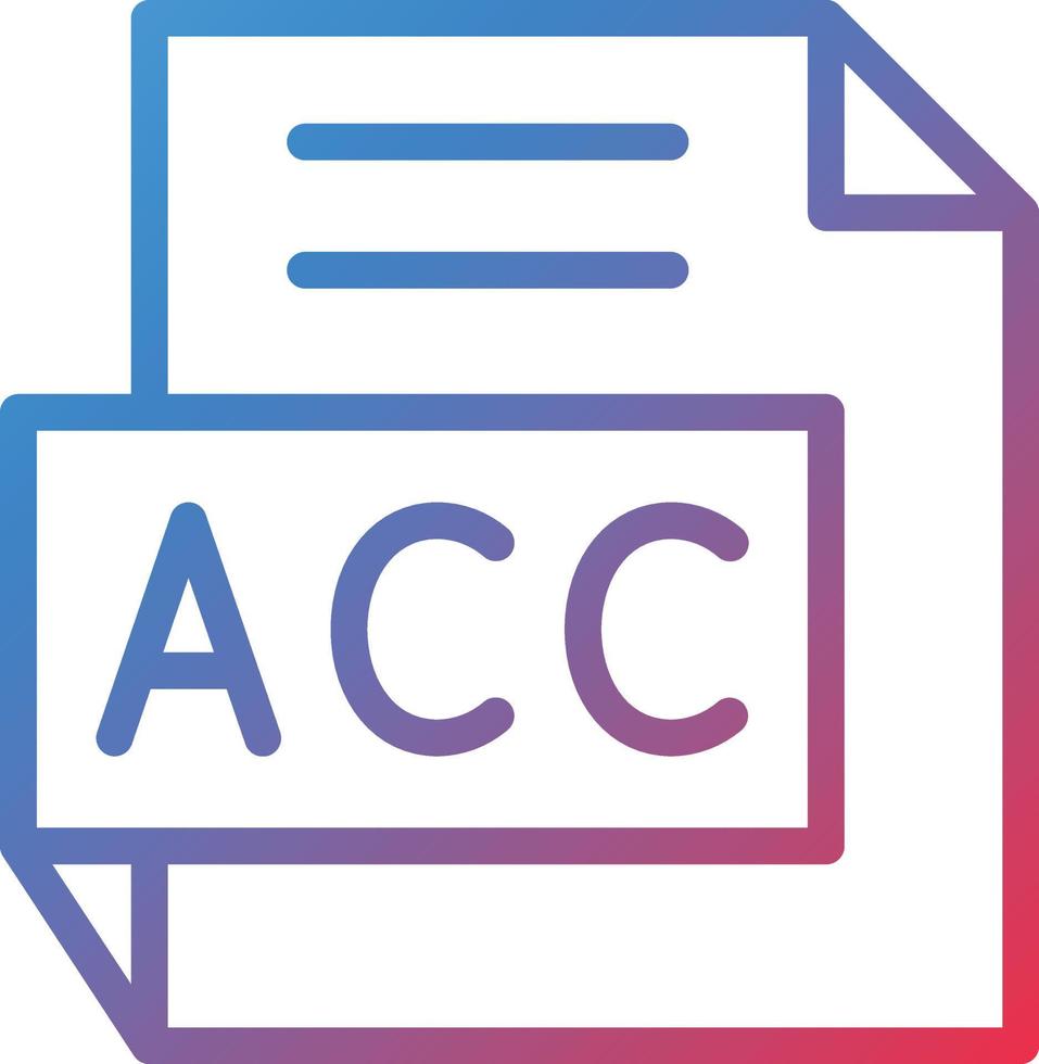 Vector Design ACC Icon Style