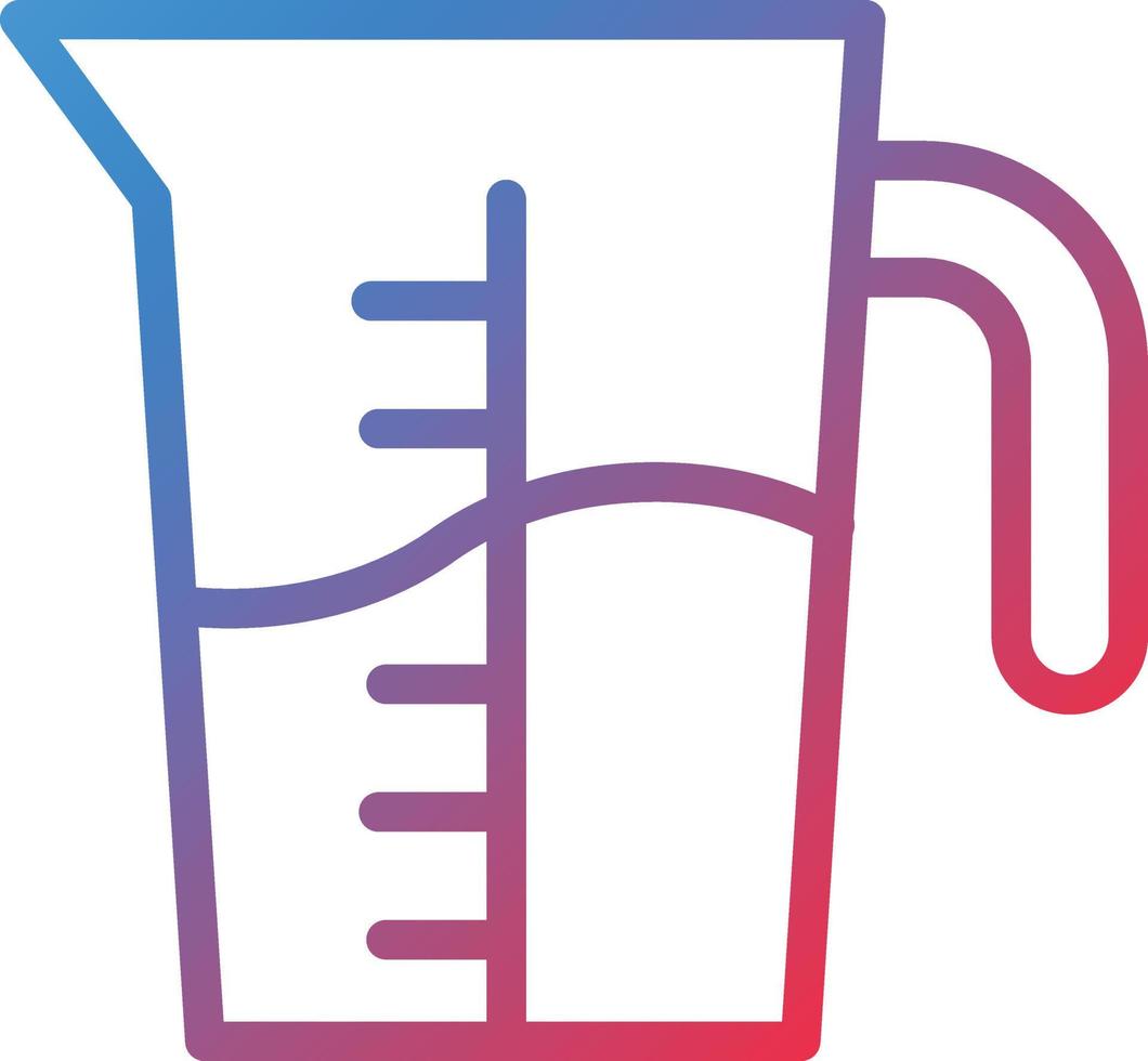 Vector Design Measuring Jug Icon Style